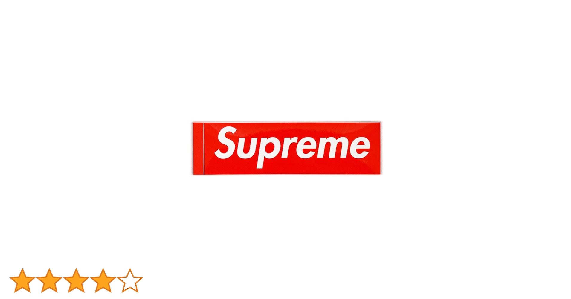 Amazon.co.jp: Supreme Box Logo Sticker Red One Size : Toys